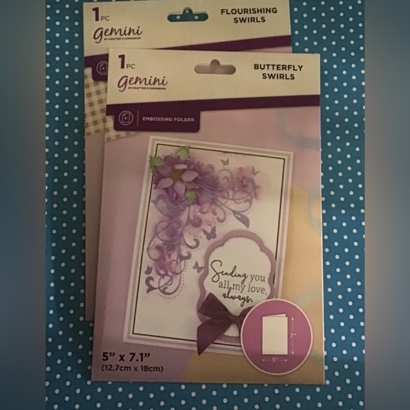 Gemini Embossing Folders (2) - Picture 1 of 7
